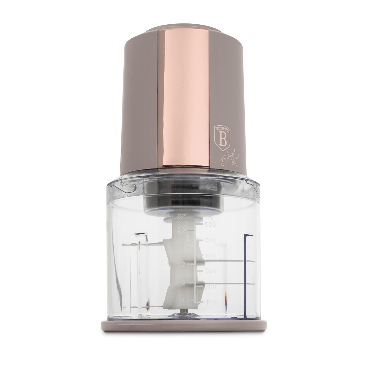 Tocator 2 in 1 Berlinger Haus, Taupe, 600 ml, plastic, taupe mat/transparent - imagine 5