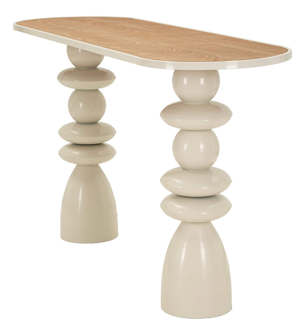 Consola, Daphne, Mauro Ferretti, metal/MDF, 150x77.5 cm, crem — imaginea 5