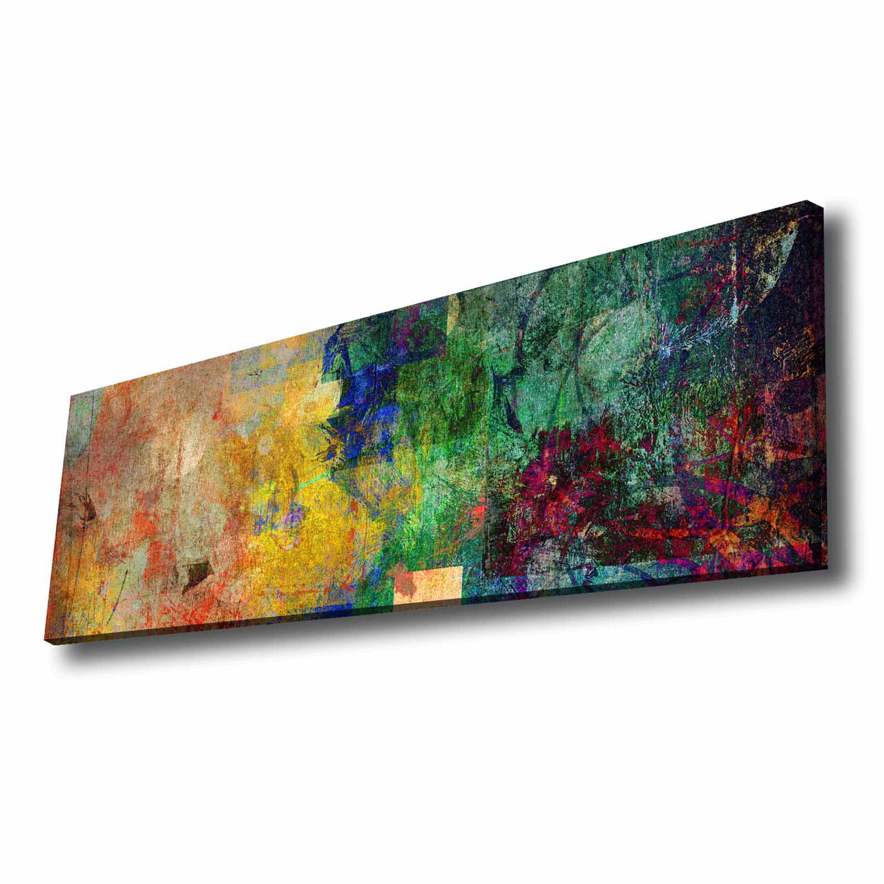 Tablou decorativ, 3090ABSC, Lemn, Multicolor - view 3