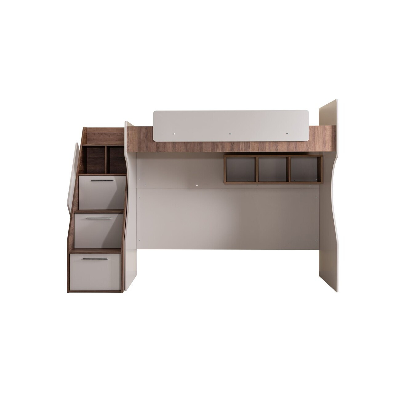 Pat supraetajat, Hanah Home, Milano, 260x185x106 cm, PAL, Crem/Maro - view 6