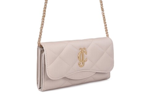Geanta Juicy Couture 153, 23x5x12 cm, piele ecologica, bej