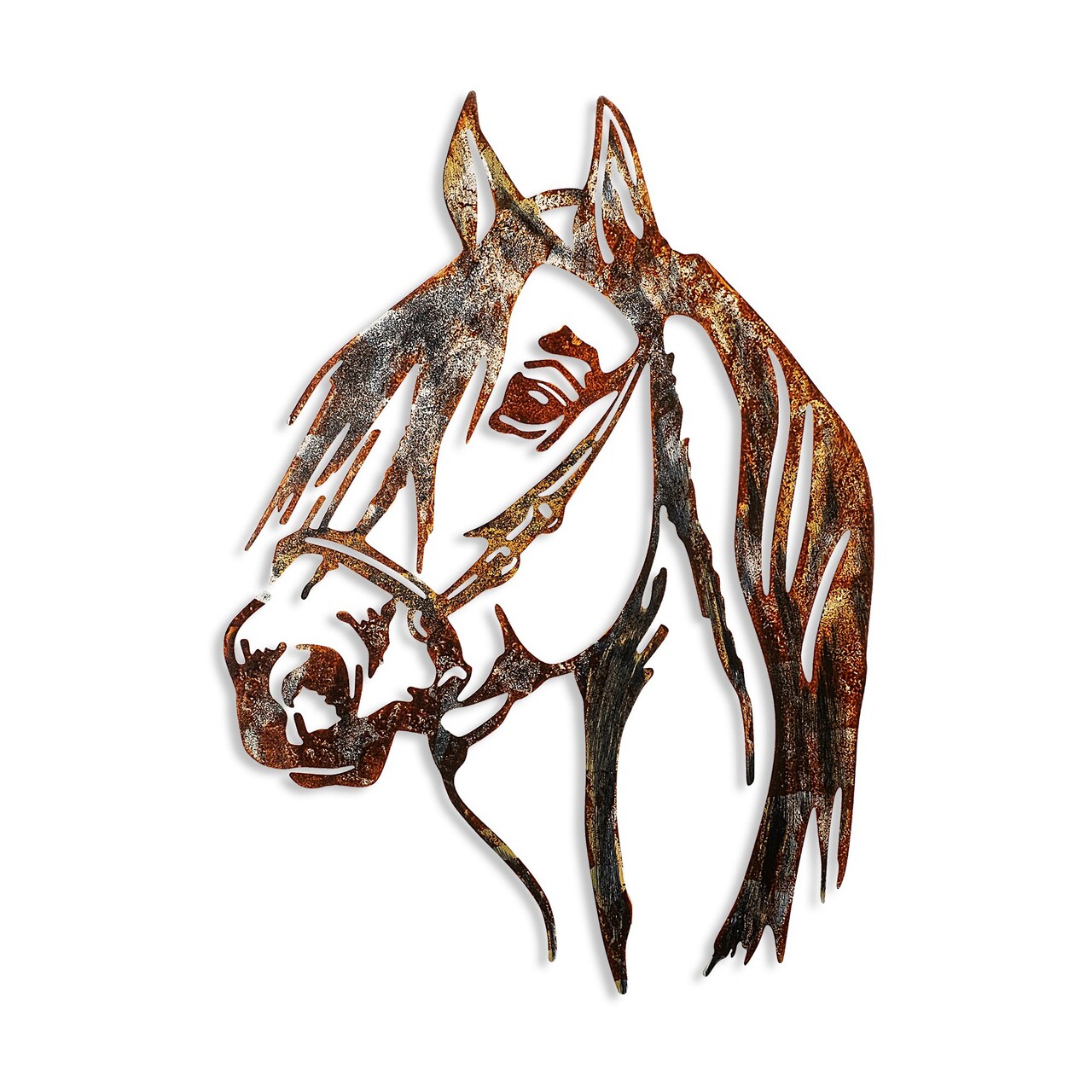 Decoratiune de perete, Horse, 38 x 53 cm, Multicolor - view 6