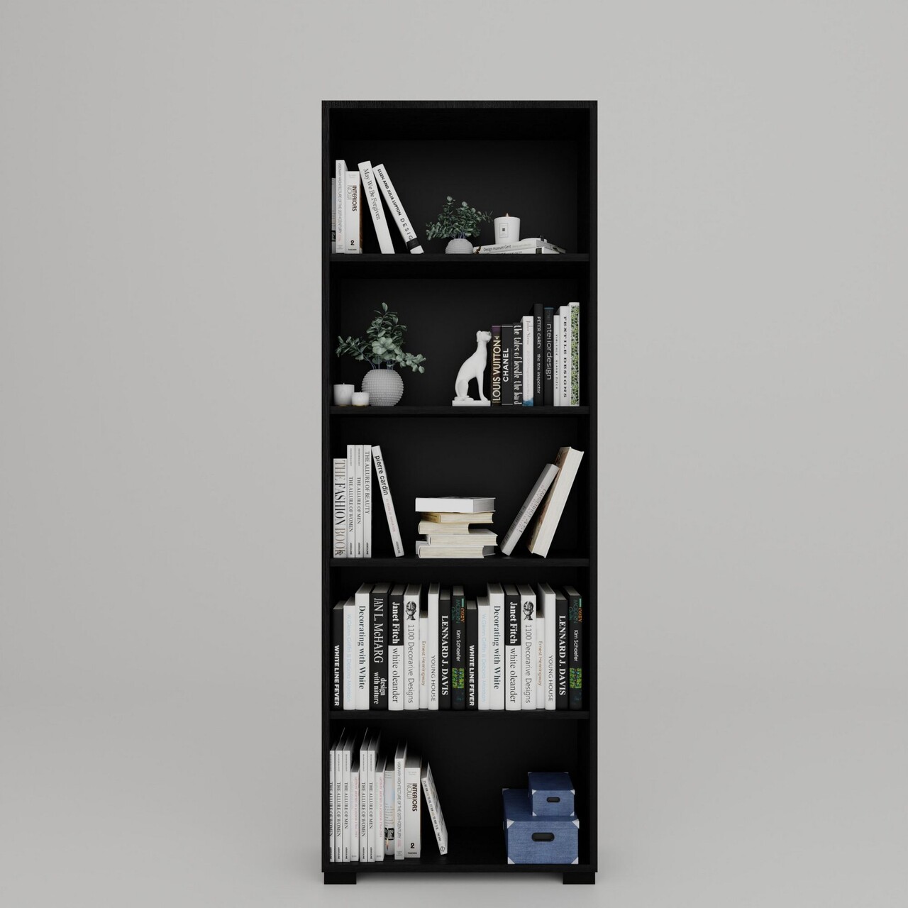Corp biblioteca, Miwood, Lucas 1600-113, Negru - 2 | YEO