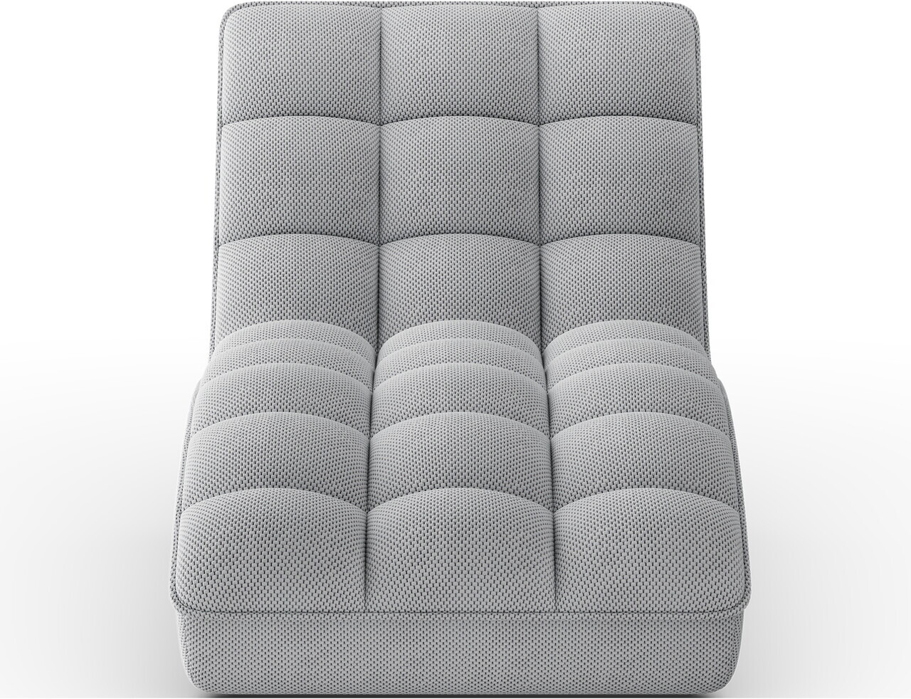 Sezlong living ELTAP, LOR-04CAL, Loren, 170x85x85 cm, poliester, gri deschis - view 5