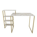 Birou, Retricy, Rino, 133x60x76.8 cm, PAL, Auriu