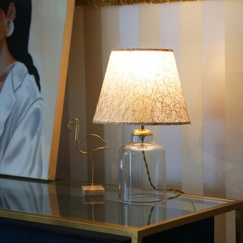 Lampa de masa, ayd-2780, insignio, 22 x 14 x 30 cm, 1 x e27, 60w, auriu