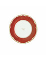 Serviciu de masa 18 piese, Golden Eye Red, Brandani, portelan