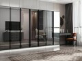 Dulap pentru haine, Hanah Home, Nisa, 360x210x52 cm, Alb
