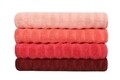 Set 4 prosoape de baie 406, Beverly Hills Polo Club, 70x140 cm, bumbac, roz deschis