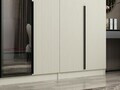 Dulap pentru haine, Hanah Home, Nisa, 360x210x52 cm, Gresie