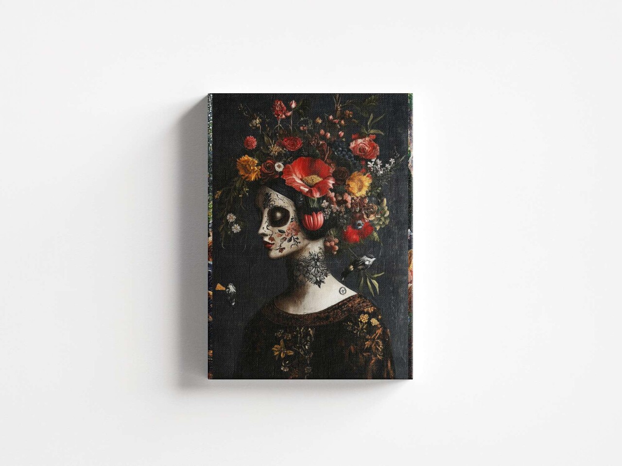Tablou decorativ, YNS-1002-45 x 70, Lemn, Multicolor - view 4