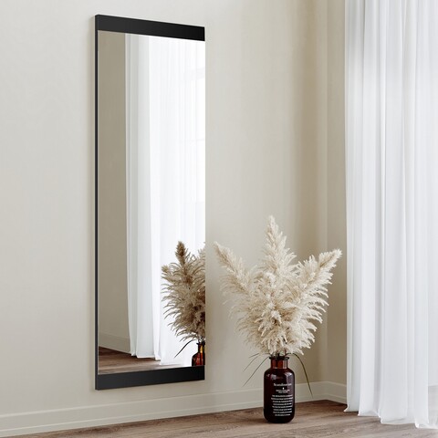 Oglinda decorativa Aynas, Neostill, 120×40 cm, negru 120x40