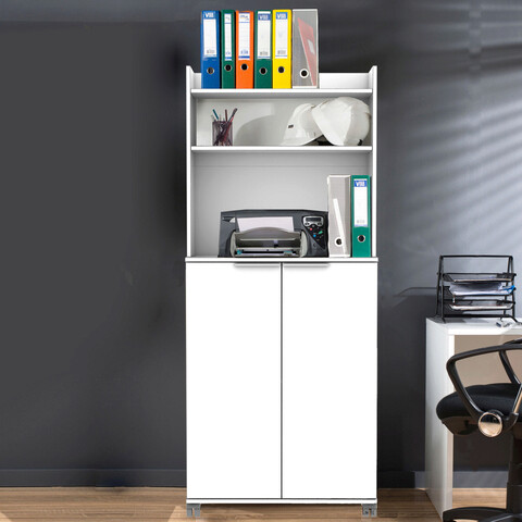 Dulap multifunctional, adore, adr-470-pp-1, 73x172x36 cm, pal, alb