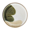 Farfurie intinsa, Bloomingville, Jules, 28.5x2 cm, ceramica, verde