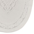 Set covorase de baie 2 piese, Alanur Home, Cottonkt 000221, Bumbac, Crem