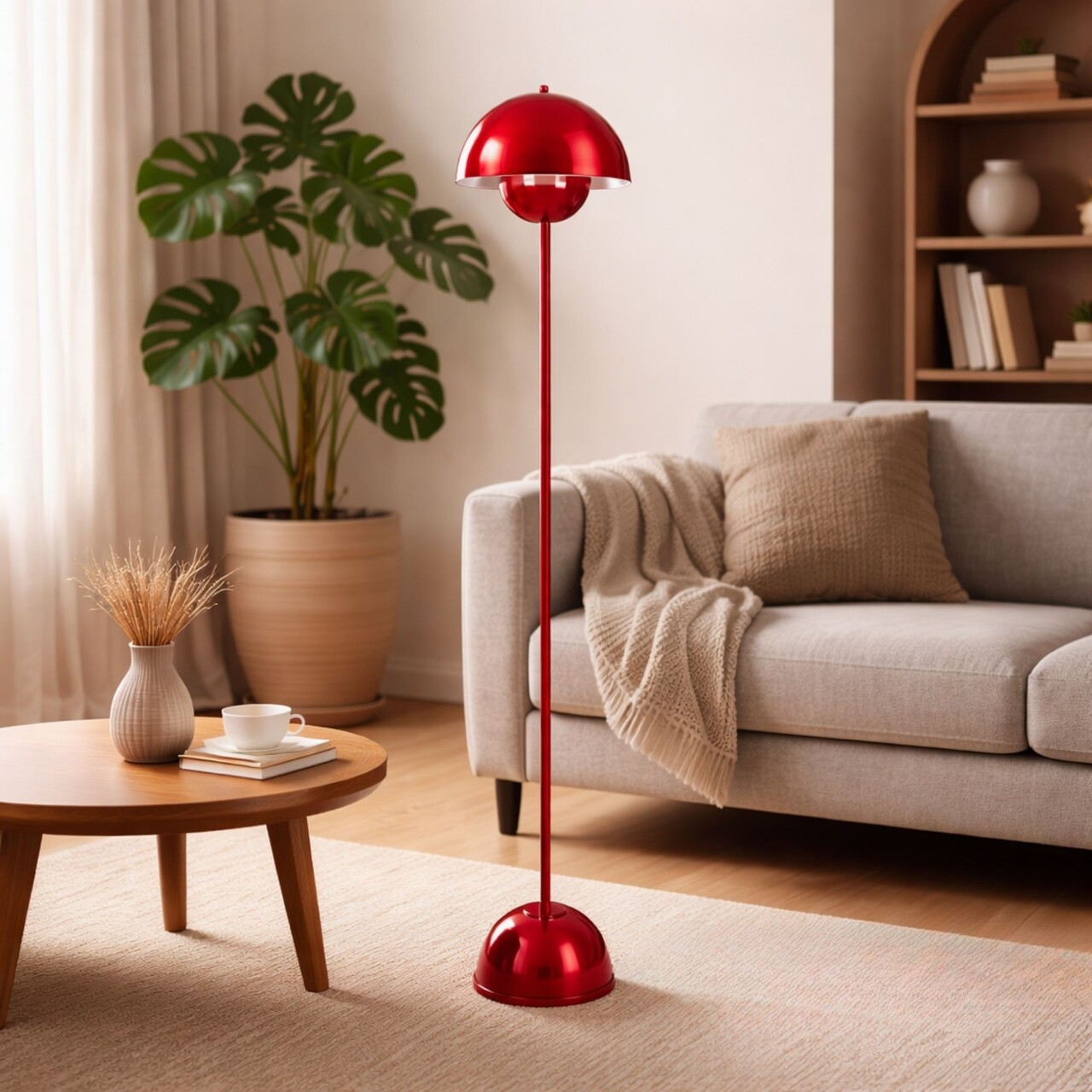 Lampadar, L'essentiel Maison, 892OPV3303, Rosu - view 2