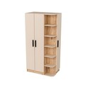 Dulap pentru haine, Arnetti, Luses, 90x181 cm, PAL, Pin Atlantic / Bej