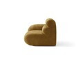 Modul canapea stanga 1 loc, Neo, Micadoni Home, 110x100x83 cm, tesatura Chenille, galben mustar