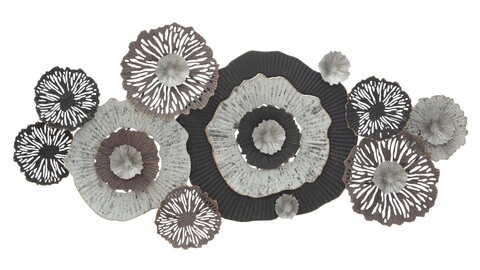 Decoratiune de perete otop -a, mauro ferretti, 133x67 cm, fier, multicolor