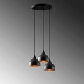 Lustra, Tatum, 584TTM1375, Metal, Negru