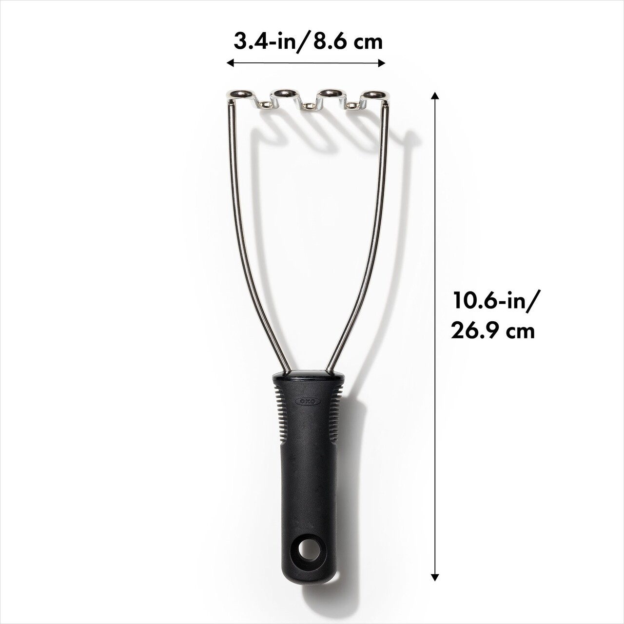 Zdrobitor cartofi, inox, 27 cm, "Good Grips" - OXO - imagine 5