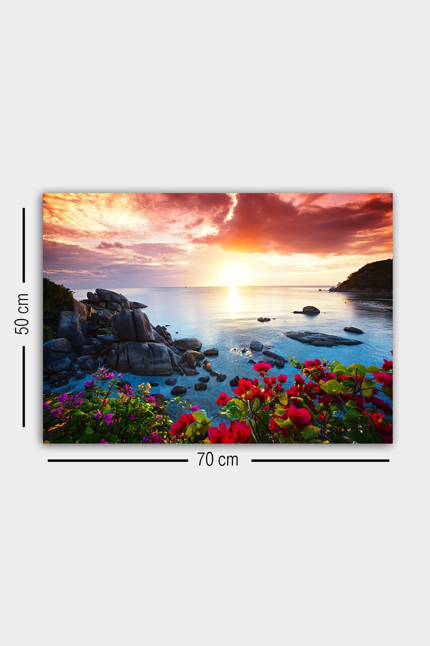 Tablou decorativ, 167854424-5070, Cadru: 100% LEMN (grosime: 3 cm), Multicolor - view 3