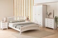 Pat dublu, Alfa Design, Lrya Modern Country, Alb
