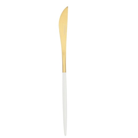 Set 12 cutite, Bidasoa, Gio, 22.4 cm, metal/inox, auriu/alb Bidasoa