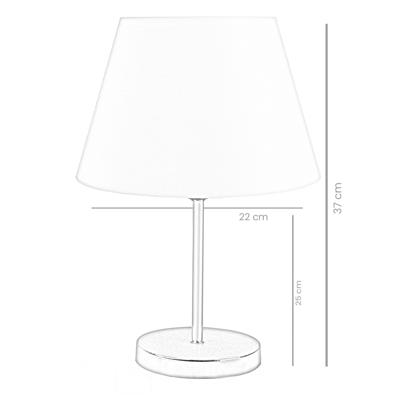 Lampa De Masa, Insignio, 780SGN1805, PVC, Crem