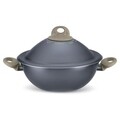Tigaie cu capac Vapsi, Pensofal, Diamond, 28 cm Ø, 3 L, titan/aluminiu