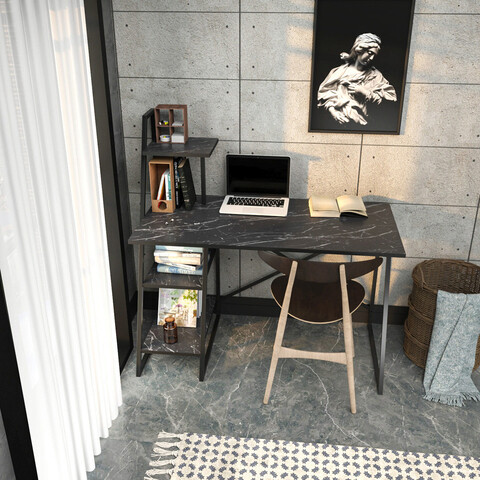 Birou, retricy, admira, 120x60x120 cm, pal, negru