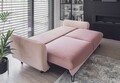 Canapea extensibila 4 locuri ELTAP, SO-SIL-130MAR, Silva, 236x95x90 cm, lemn/poliester, gri