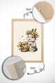 Tablou decorativ, Arteastermodel32-3348, MDF, Multicolor