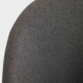 Scaun Ampla, Homla, 56x47x78 cm, metal/poliester, gri inchis