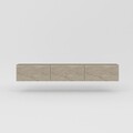 Comoda TV, Odessa, Alfa, 180x28.6x31.4 cm, Travertin