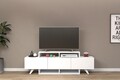 Comoda TV, Coraline, Alwin Alt, 150x49x31.6 cm, PAL, Alb