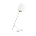 Lampa de masa, Tatum, 584TTM1715, Fier, Alb