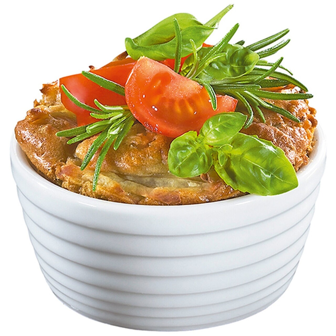 Vas De Copt Ramekin, Kuchenprofi Ragout, Ø11 Cm, Portelan, Alb