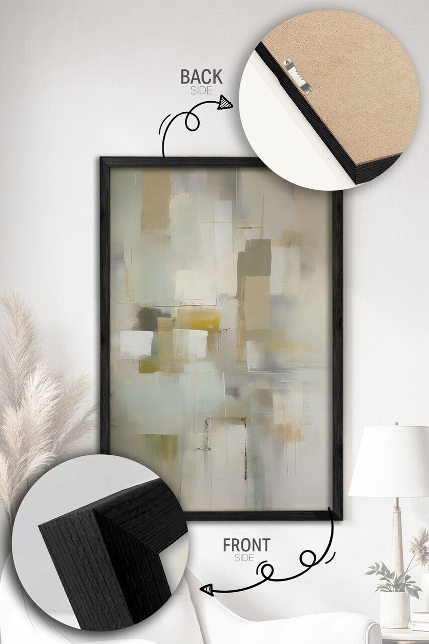 Tablou decorativ, Ersy2Lımodel34-Sıyah, MDF, Multicolor — imaginea 2
