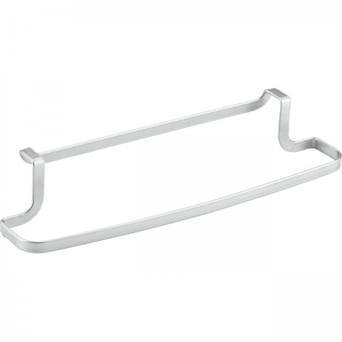 Suport prosoape pentru dulap Galileo, Metaltex, 30x8x5 cm, metal/invelis Polytherm, argintiu