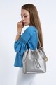 Geanta Beverly Hills Polo Club, 591, piele ecologica, platinum