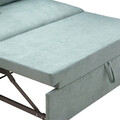 Coltar extensibil reversibil Lilian, Pakoworld, 225x148x81 cm, textil, menta