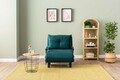Canapea extensibilă cu 1 loc, Futon, 859FTN2344, Metal , Verde petrol