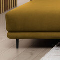 Coltar extensibil stanga 4 locuri ELTAP, LT-45NU, Dalia, 289x190x95 cm, lemn/poliester, mustar