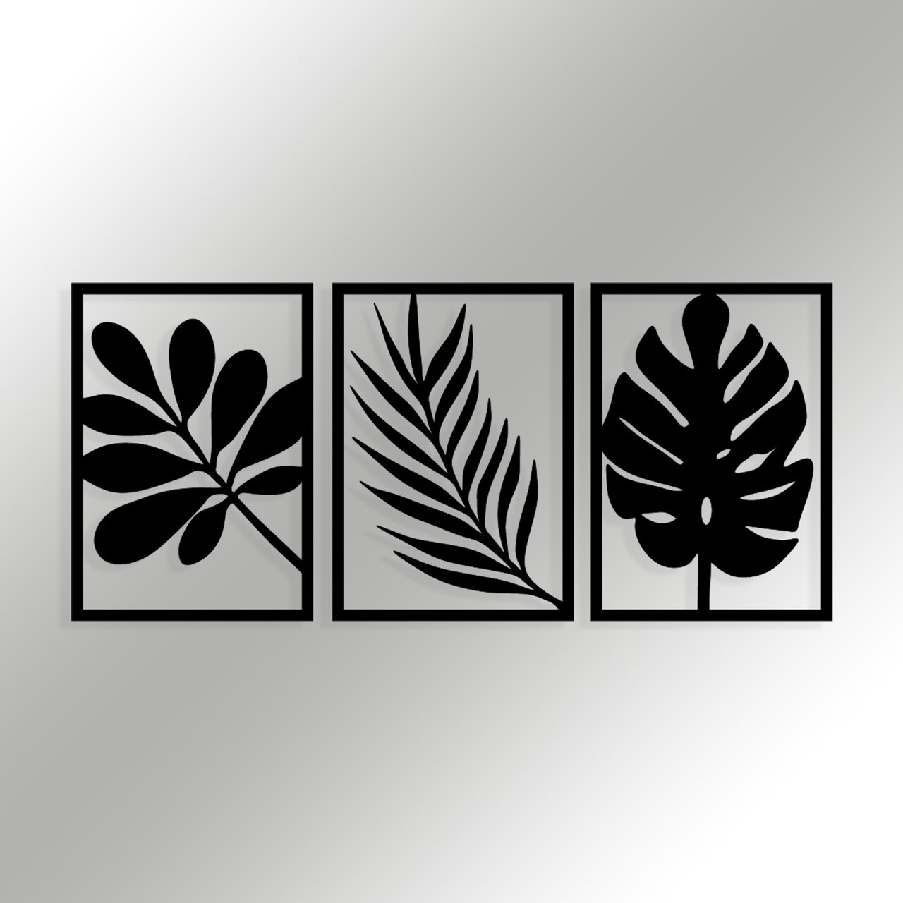 Decoratiune de perete, Cincuenta, Dimensiuni: 104 x 46 cm, Negru - view 5