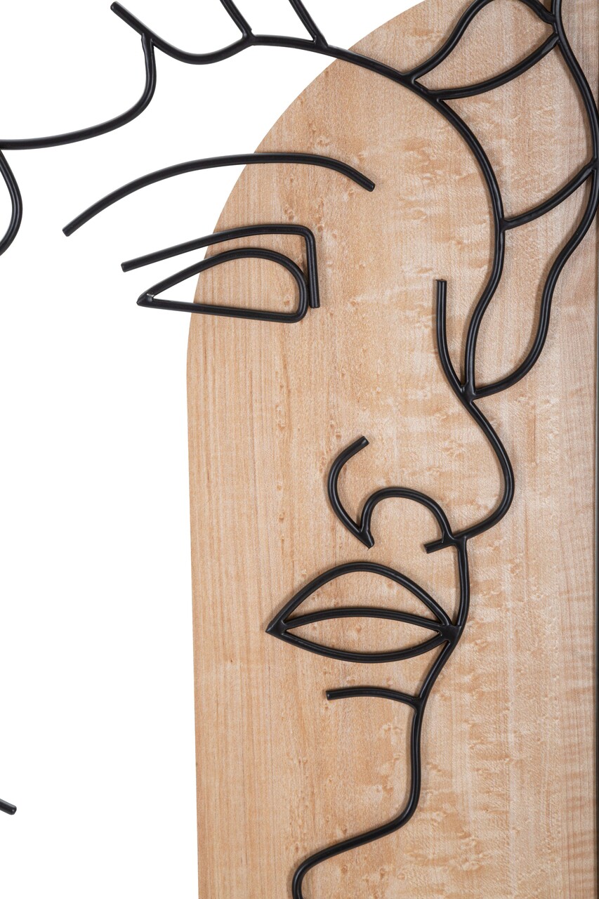 Decoratiune de perete David -B, Mauro Ferretti, 55x80 cm, MDF, multicolor