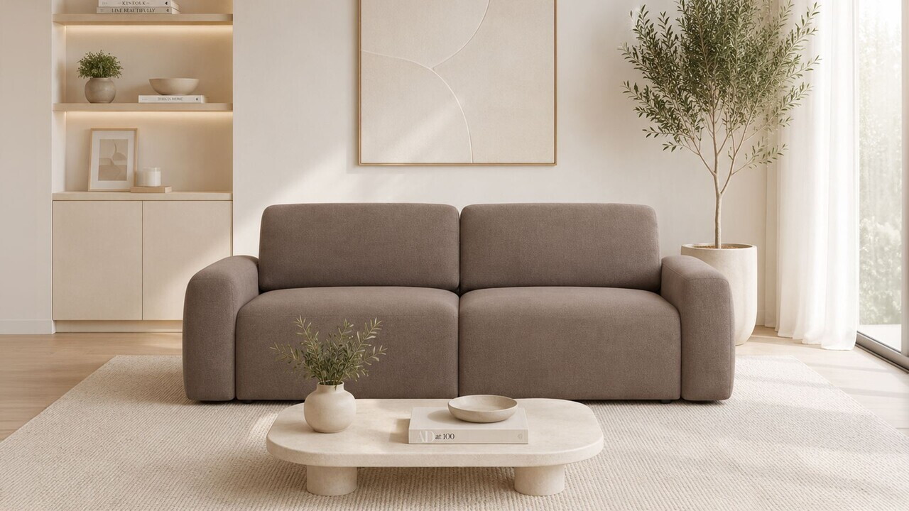 Canapea 3 locuri, Atelier del Sofa, 560ARE5272, Maro — imaginea 4