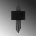 Aplica de perete, Opviq, 892OPV1362, Metal, Negru