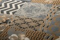 Traversa pentru hol Arabesco, Decorino, 67x100 cm, polipropilena, bej/negru