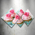 Set 4 tablouri decorative, 4MDF5542425, MDF, Imprimat UV, Multicolor